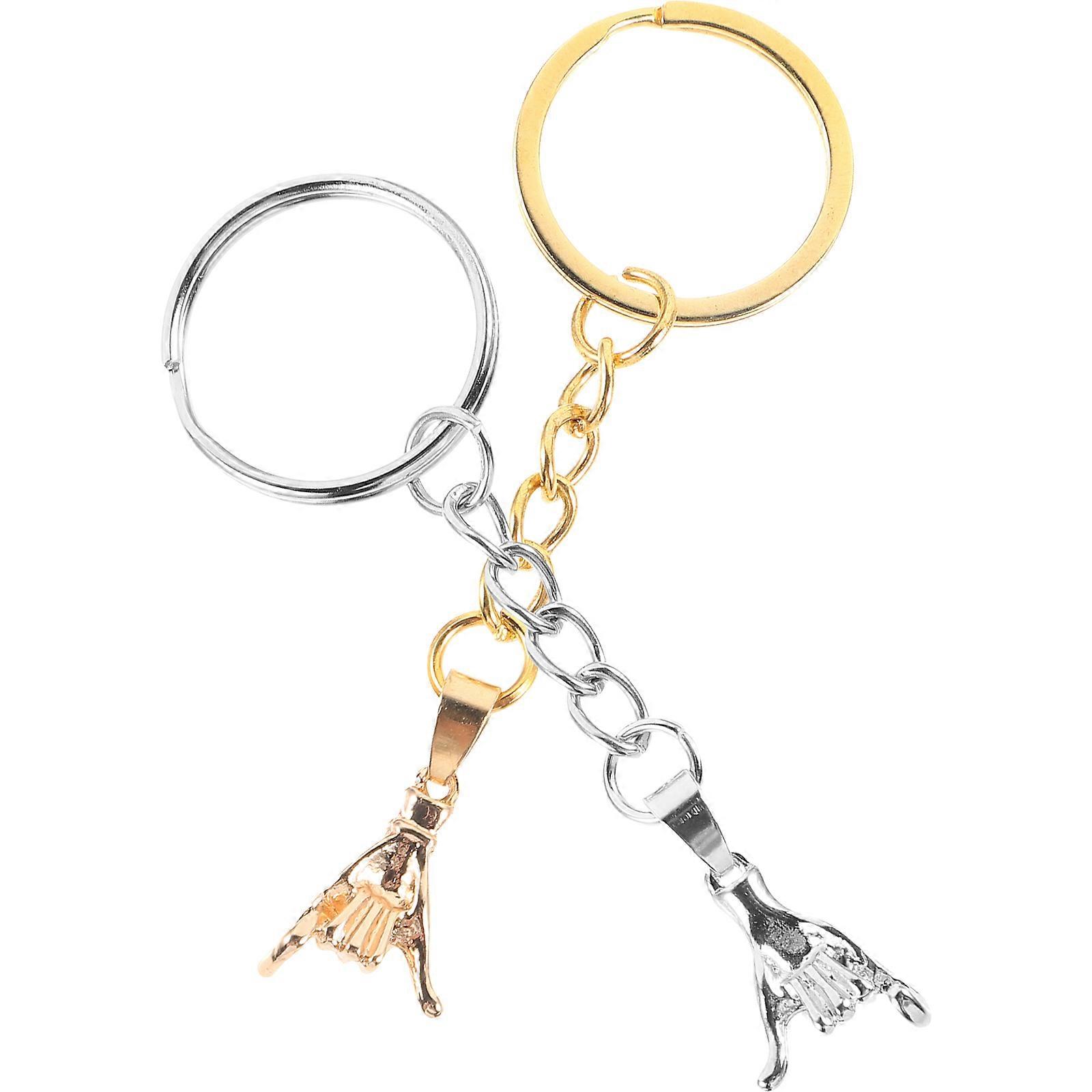 Assorted Color Zinc Alloy Keychain Pendant Stylish Bag Charm for Decor Use Lightweight and Practical