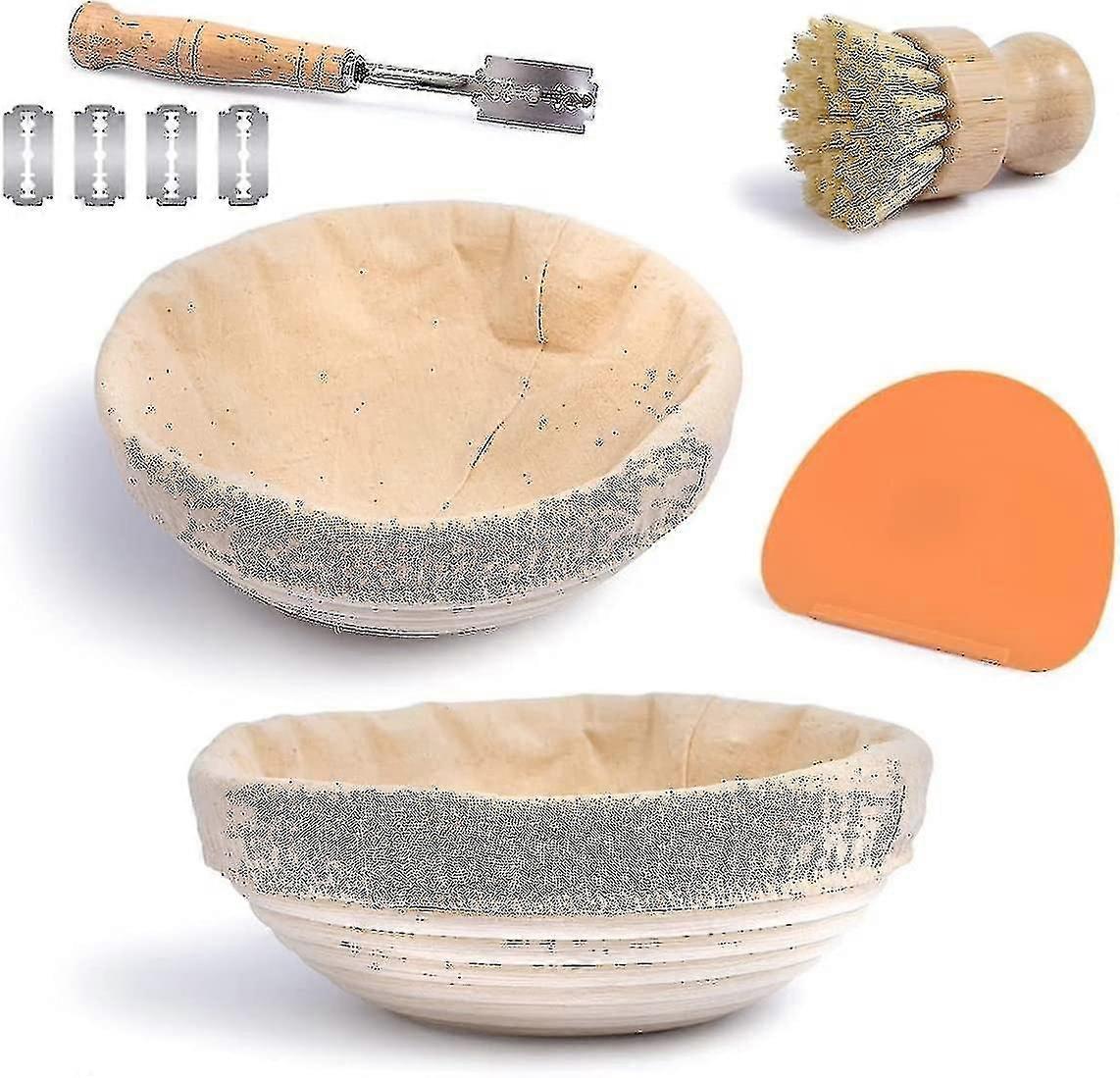 Rond Banneton Bread Proofing Basket Kit Artisan Dough Riser