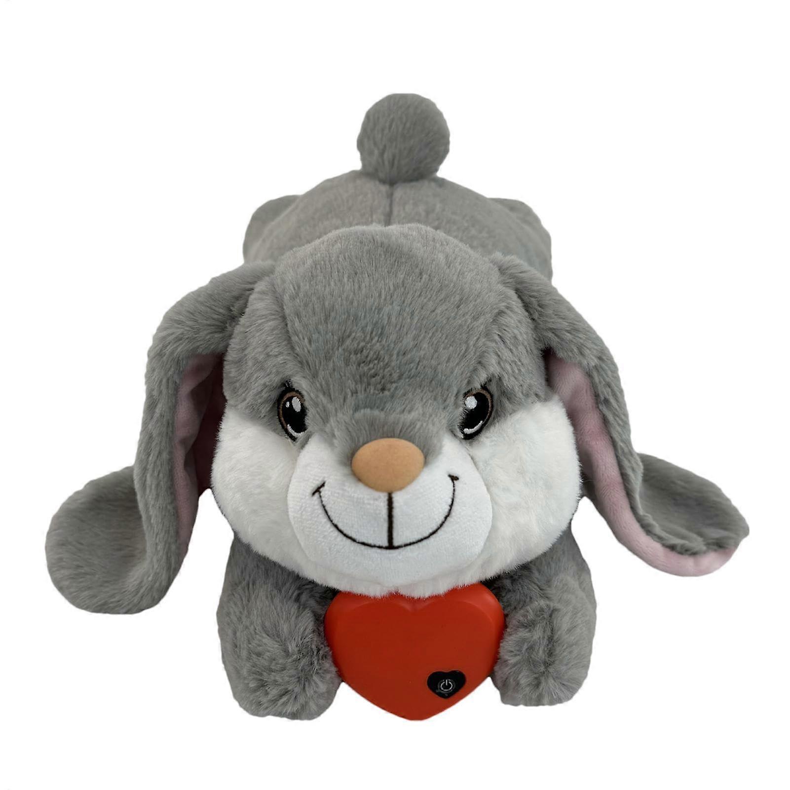 Soothers Heartbeat Bunny Plush Rabbit Toy, Soft Soothing Toy, Interactive Dog Toy
