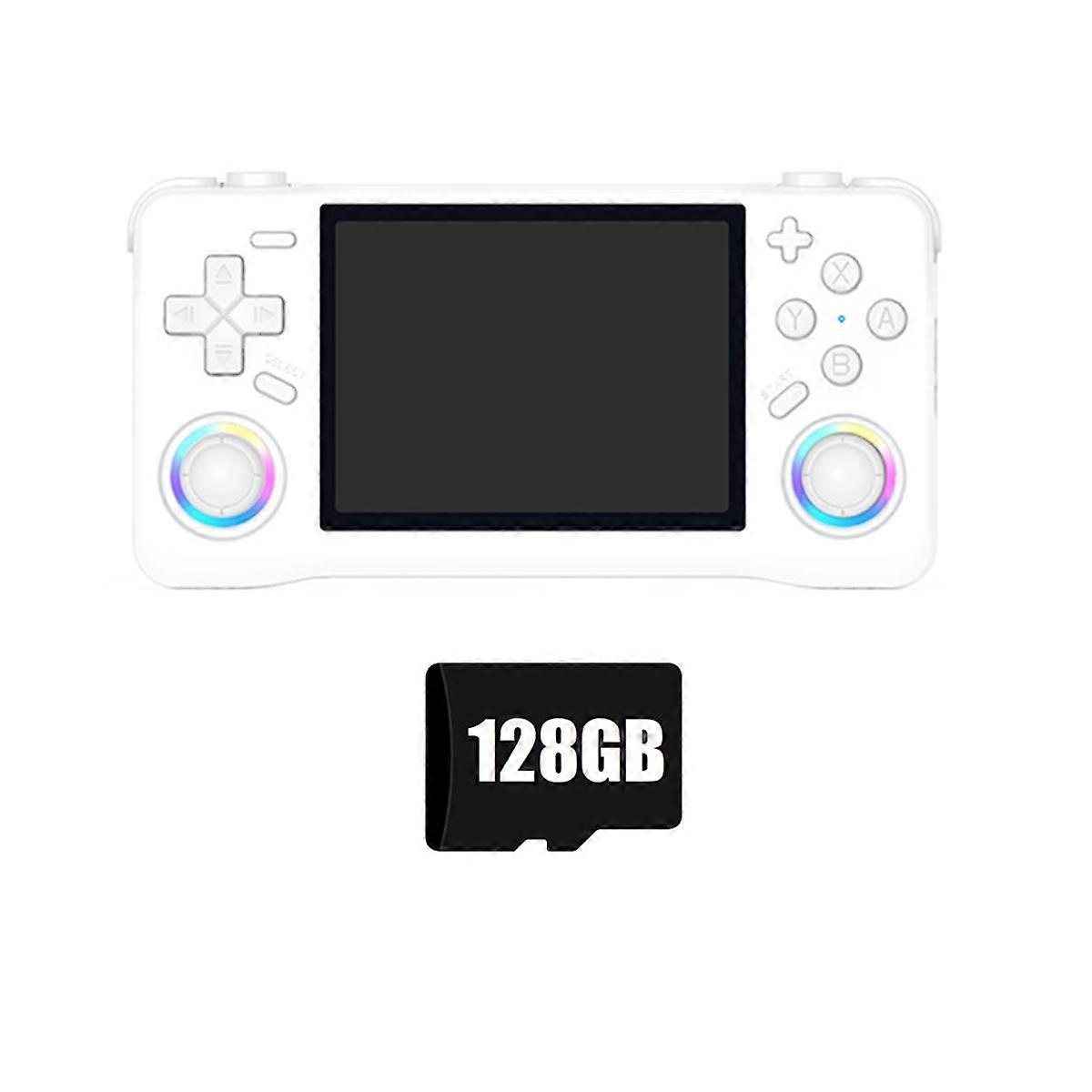 XF35H Retro Handheld Video Game Console Portable 128G Preloaded Games 3.5 Inch IPS Screen WiFi Linux Pocket Player A