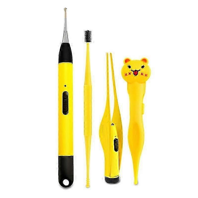 Earpicks Ear Wax Removal Tools With Led Light Flashlight Earpick Ear Spoon