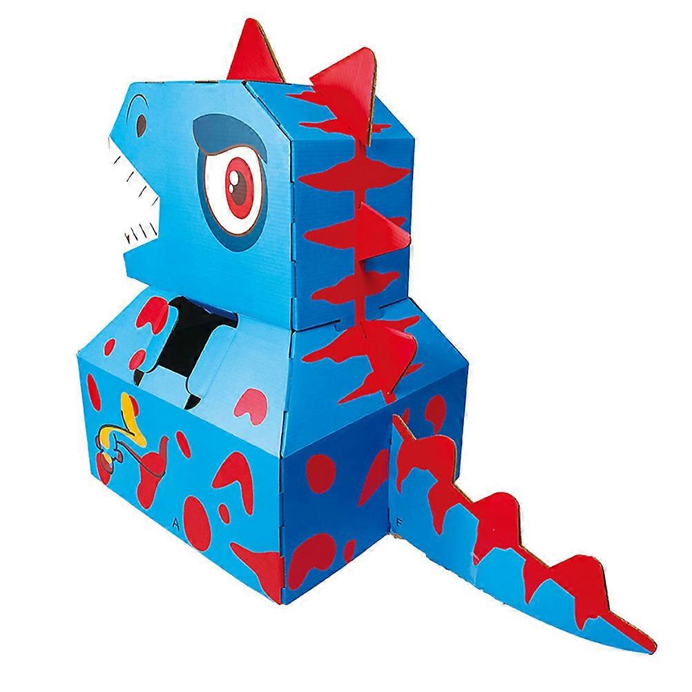 Three-dimensional Dinosaur Craft Kit For Kids 74X36CM Engaging Educational Toy 1Pc