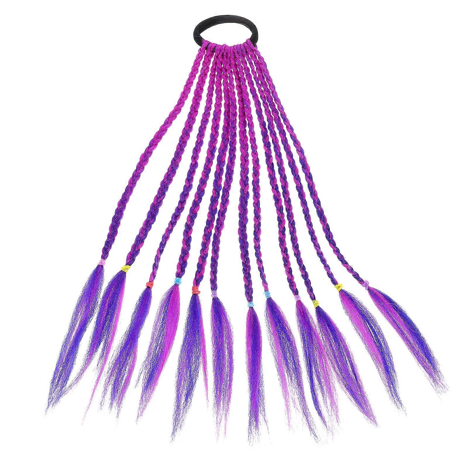 Colorful Kids Wig Braid Decoration Perfect For Festival Party 1Set