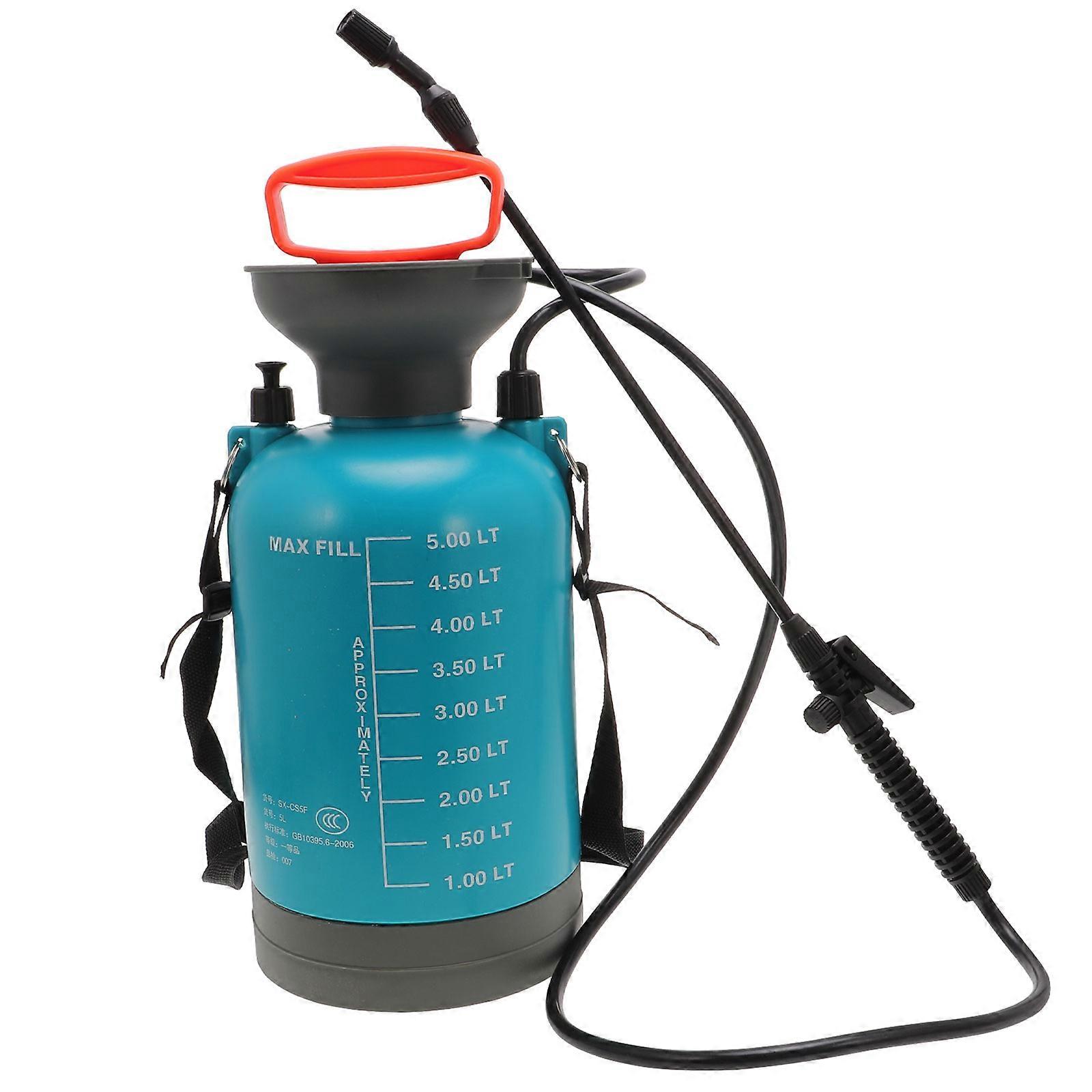 Blue Watering Can with Sprinkler for Garden Use 5L