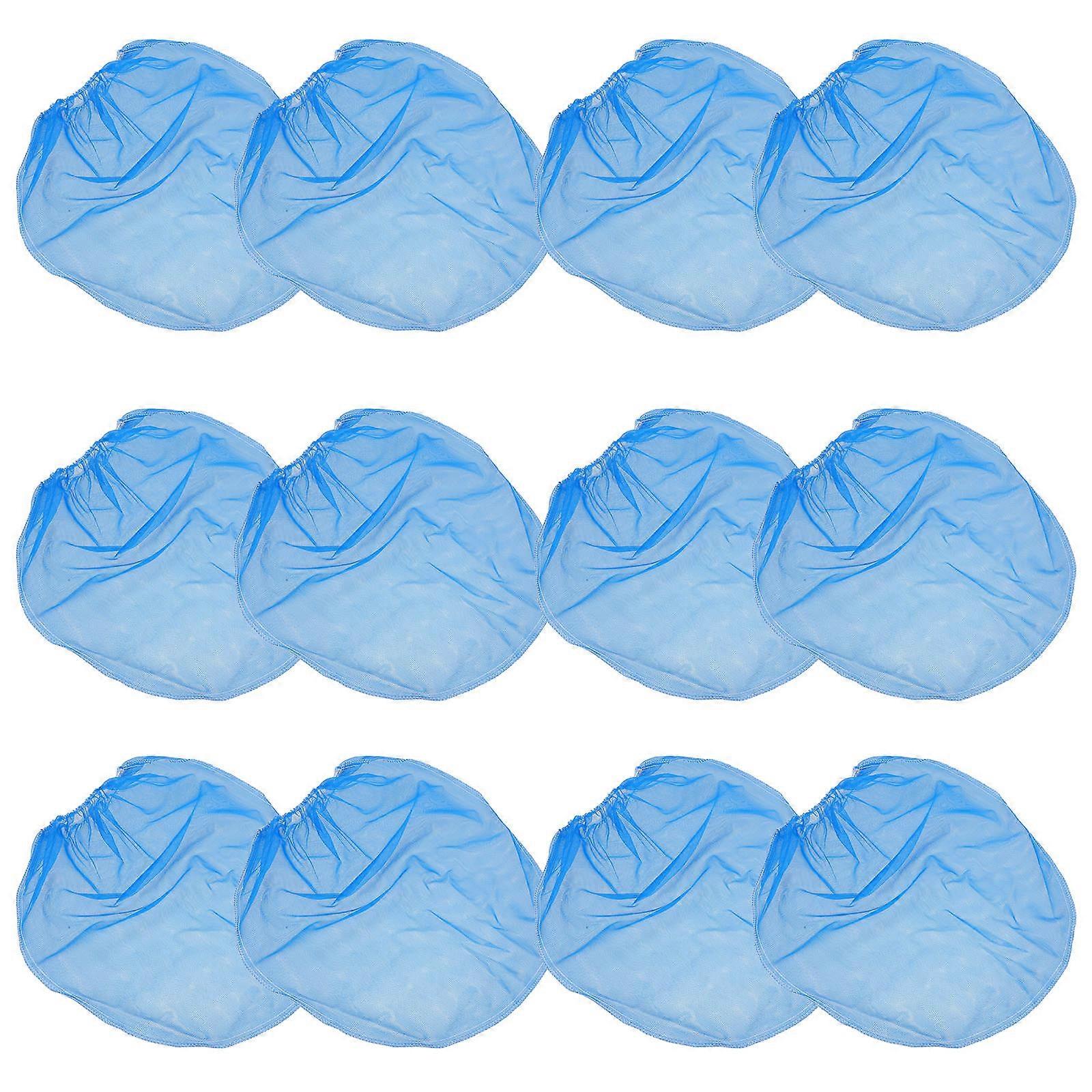 12pcs Paint Filter Bags for Home Blue Polyester Efficient Strainer Bag for Smooth Results