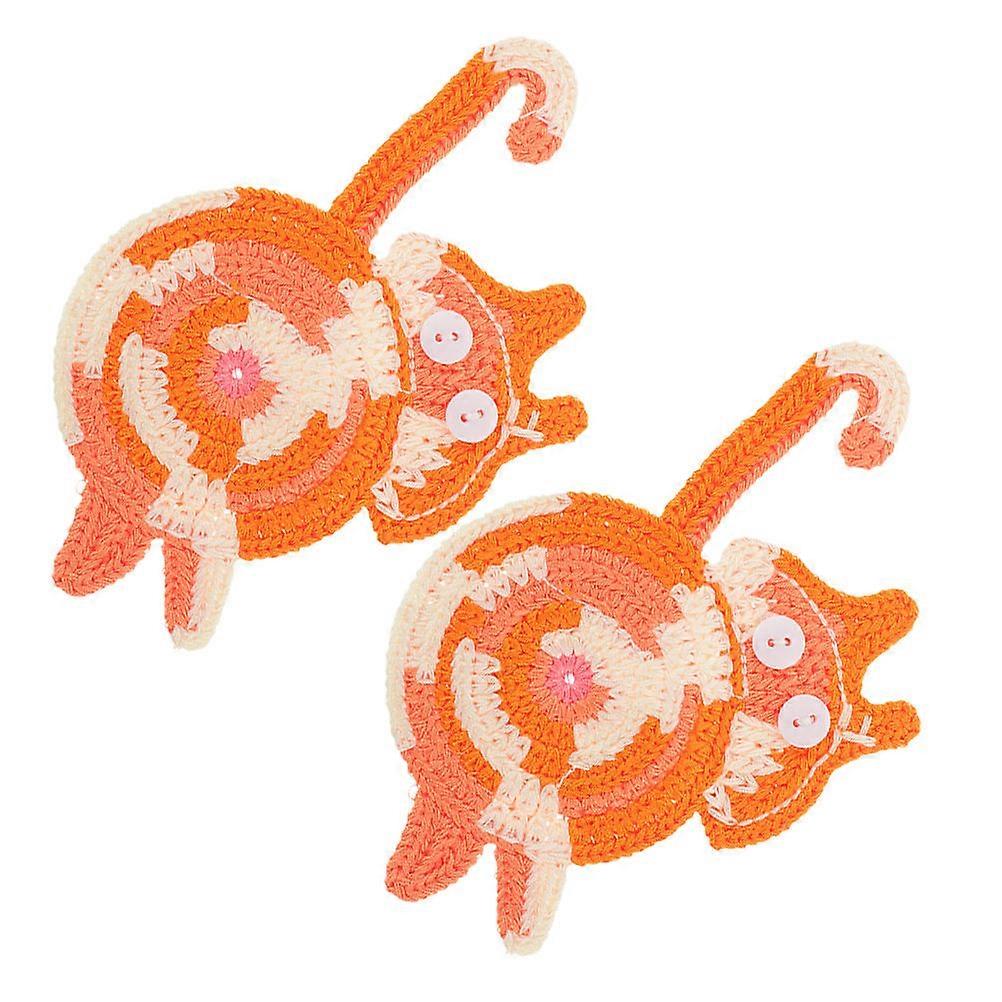 Fun Shape Coaster For Coffee And Tea Cups In Home And Kitchen Decor Style With Heat Protection Function 2Pcs