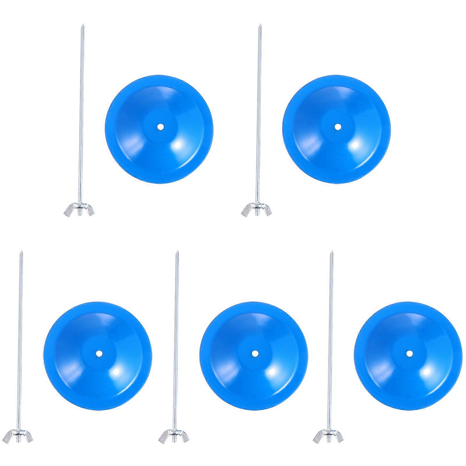 Blue Restaurant Menu Holder for Table Use Durable Iron Material Suitable for Restaurant Pub Office 5pcs