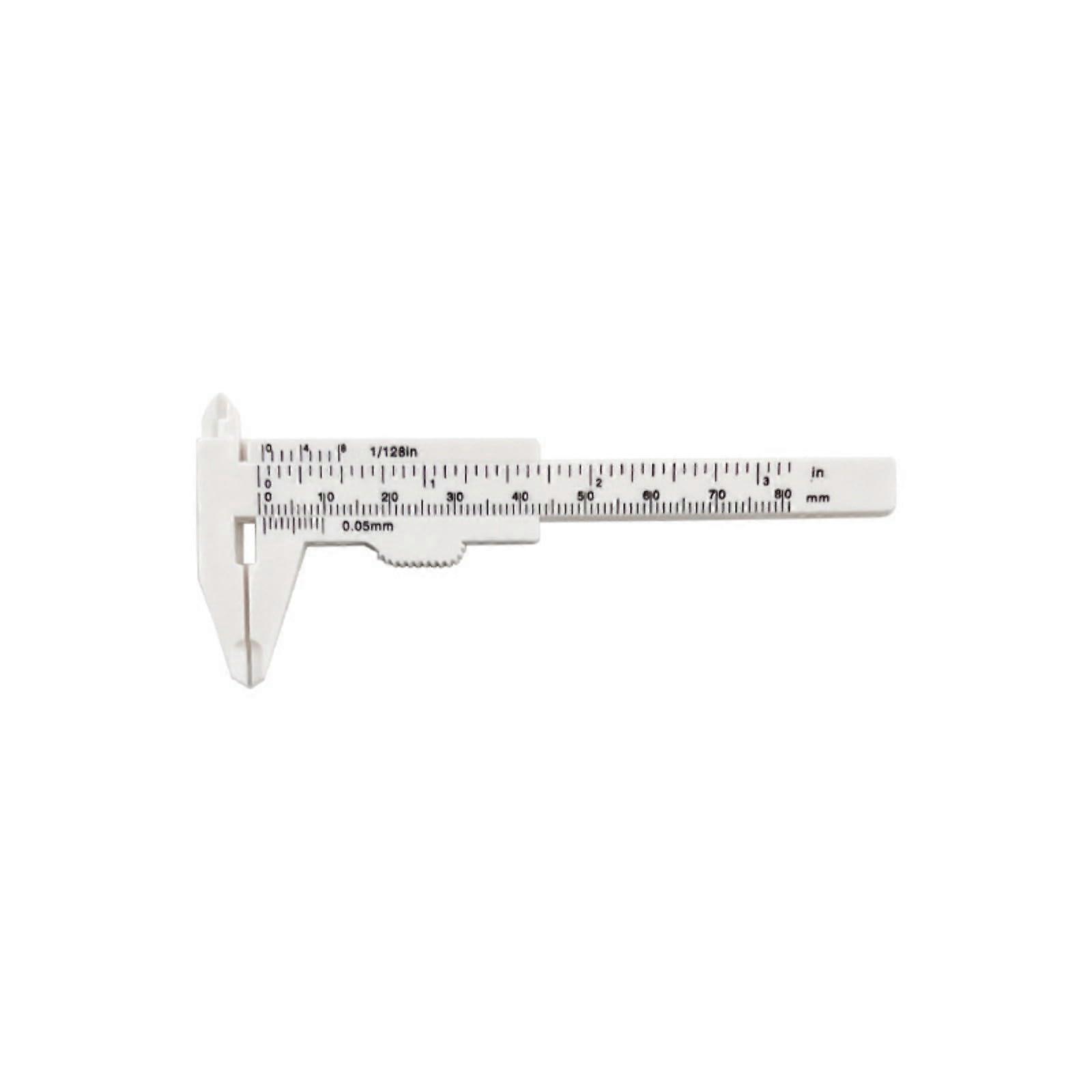 Light Strong Vernier Calipers Double Royal Metric Scale Pocket Size For Learning