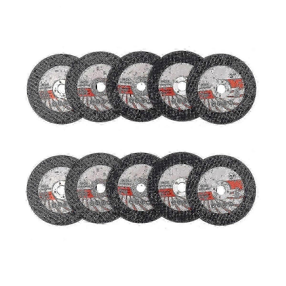 2025 10-Pack 75mm Mini Circular Resin Cutting Discs - Model Yx