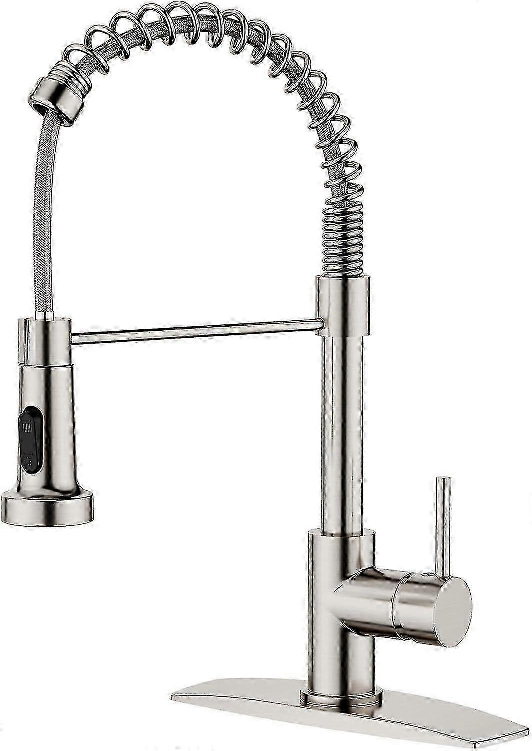 Pull down sprayer kitchen faucet for easy cleaning and rinsing