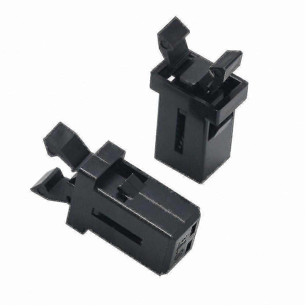 10-Pack Black Trash Can Locks, Self-Locking Latch Clips for Lid Repair Hardware