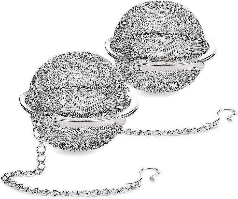 Stainless Steel Mesh Tea Infuser - Durable Fine Mesh Strainer for Loose Leaf Tea Brewing & Perfect Steeping