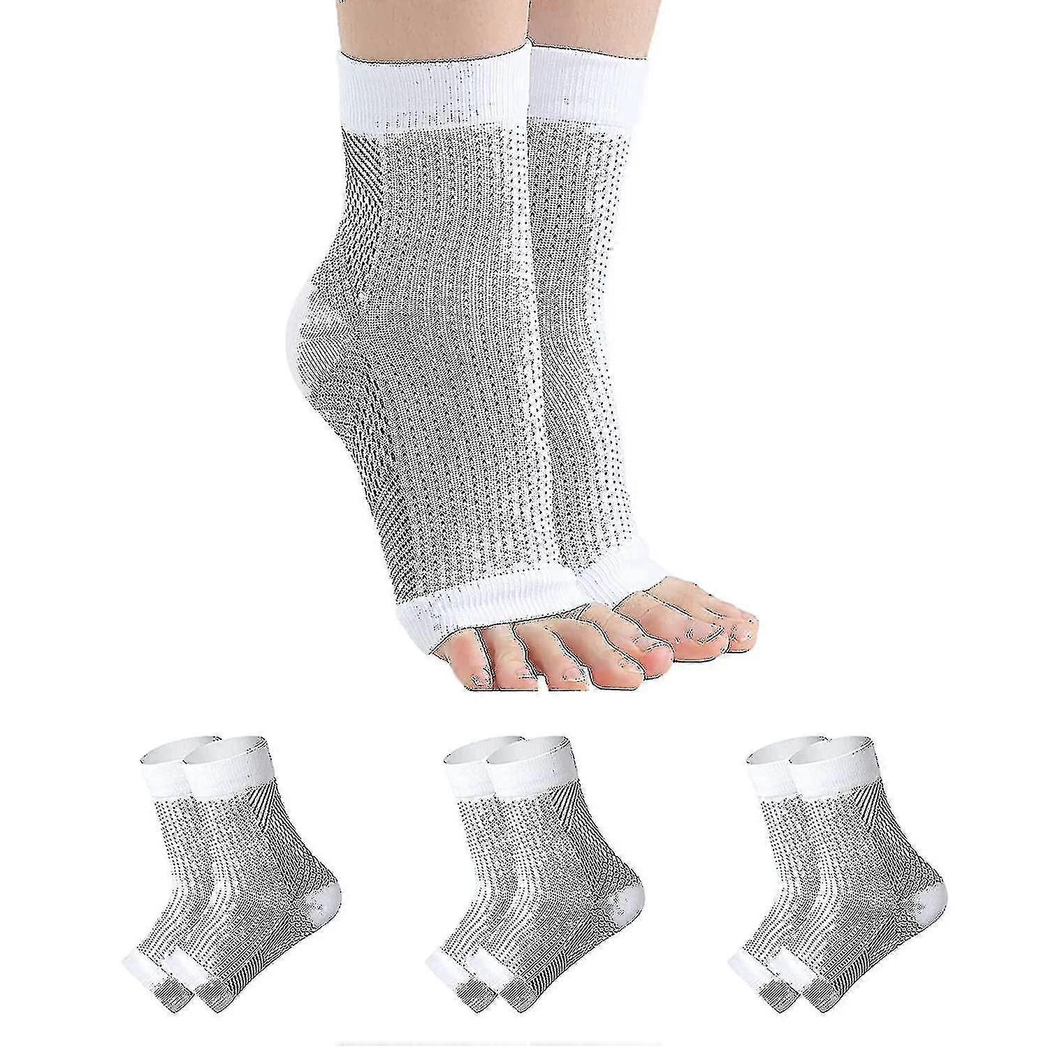 3 Pairs Neuropathy Socks Soothe For Pain tendinitis Compression Plantar Fasciitis