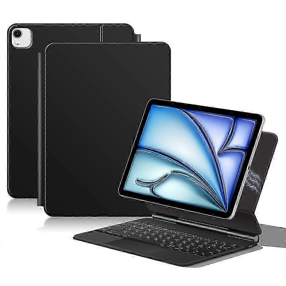 Keyboard for iPad Air 13 (2024) & Pro 12.9 (2021/2022/2020/2018) - Pogo Pin Direct Connection Keyboard (Arabic)