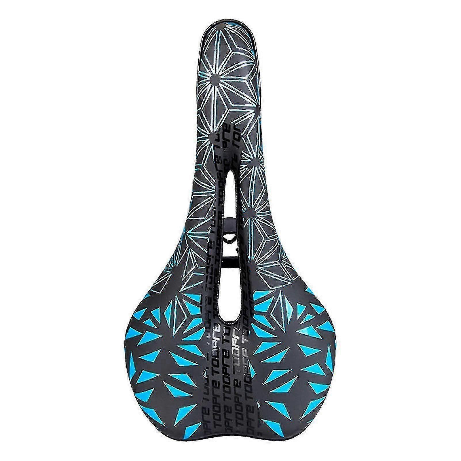 Toopre Bike Seat Shock Absorption Breathable Accessory Replacement Part Bicycle Saddle For Racing Blue