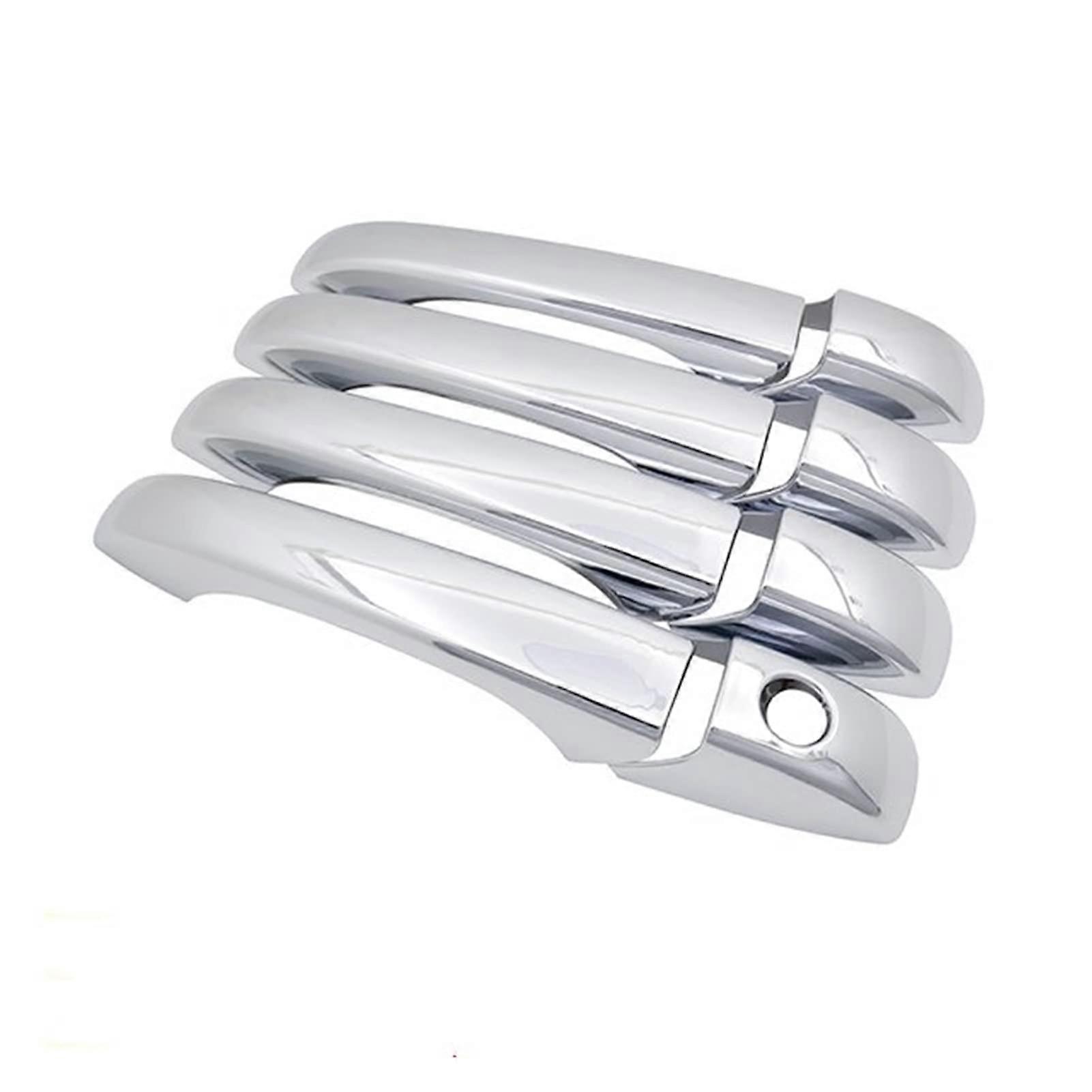 Car Assist Handle Chrome Door Handle Cover For Dodge Caliber 2007-2012 Exterior Trim No Buttons 4-Door