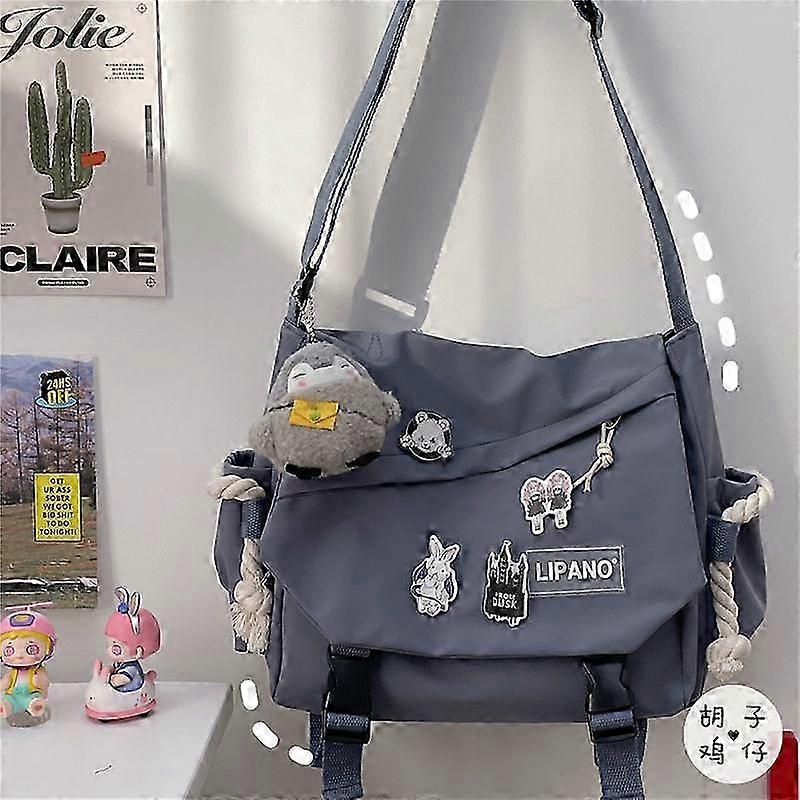 Retro Stylish Large Capacity Lightweight Men's Shoulder Bag with Adjustable Strap