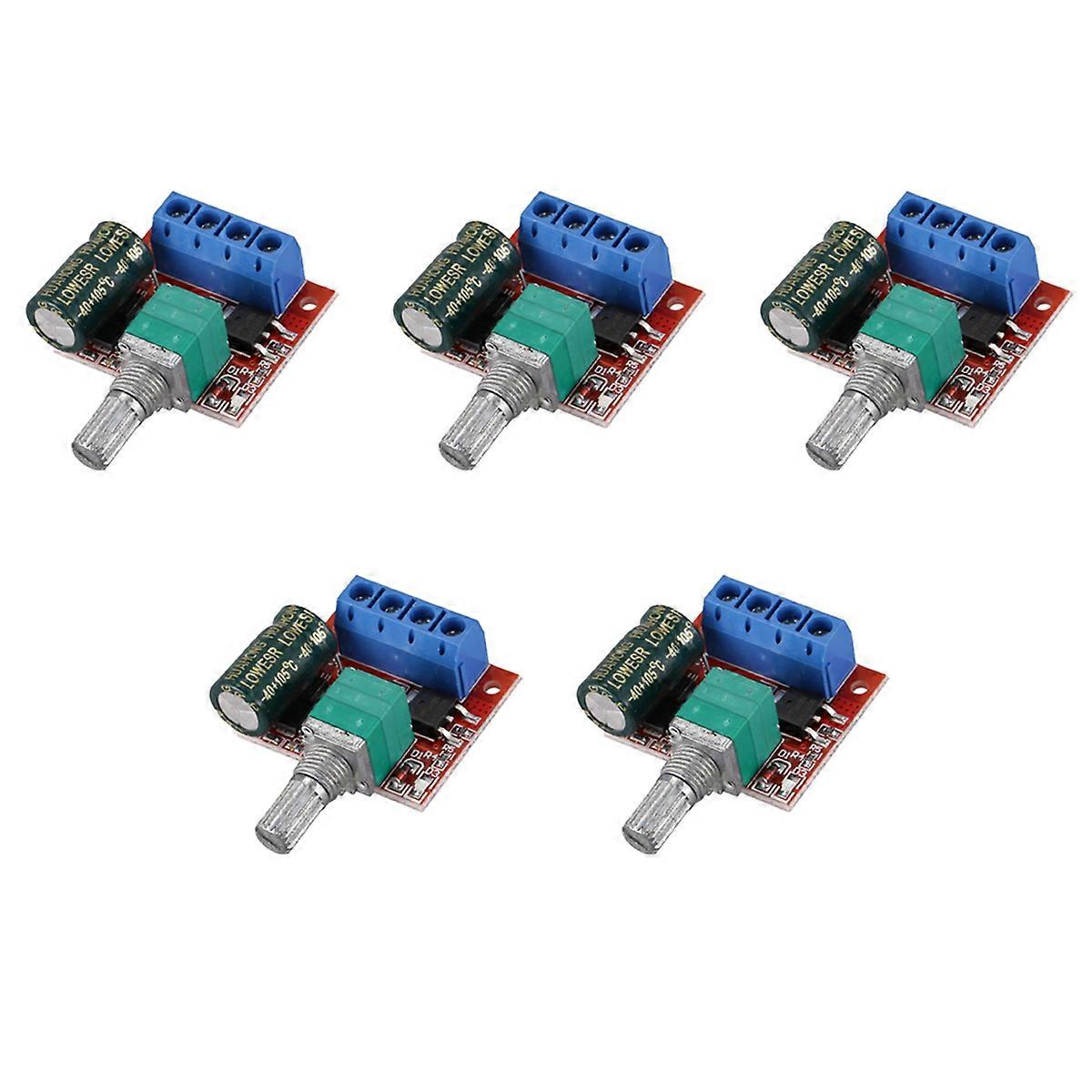 5X DC5-35V 5A PWM DC Motor Speed Controller LED Light Dimmer Switch 10KHz