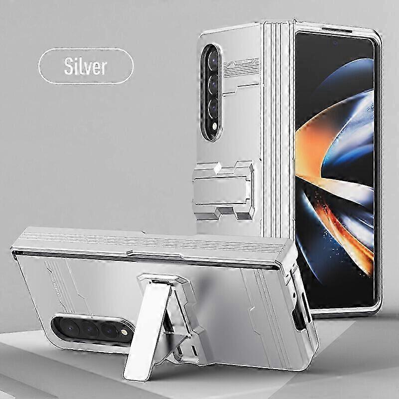 Case for Galaxy Z Fold 4 Hinge Protection Case with Kickstand Milit...