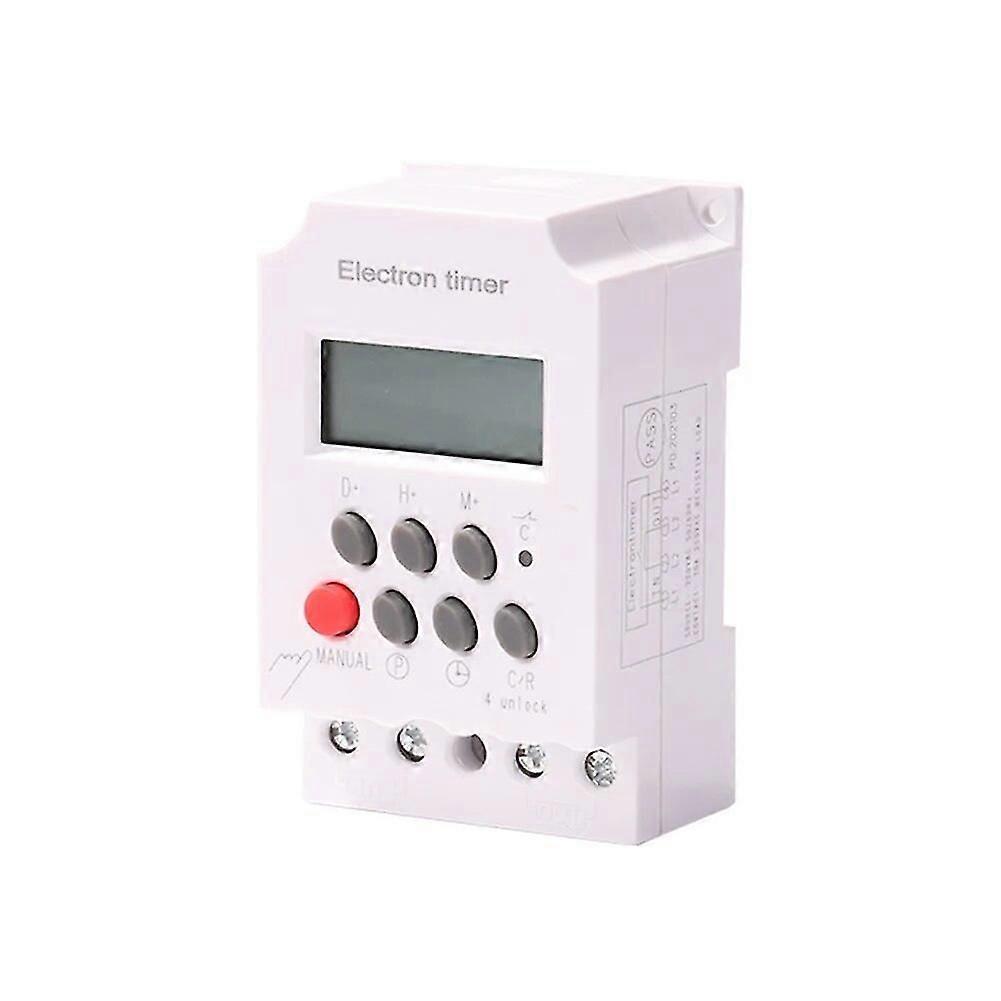 220V Digital Digital Timer Microcomputer Weekly Scheduler Electronic Timer