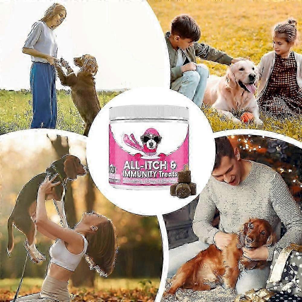 Godbiter for immunitet med all kløe for hunder