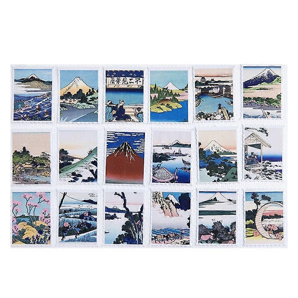 Square DIY Decorative Notebook Stickers for Scrapbook Decor and Creative Activities for Artists 3 Box