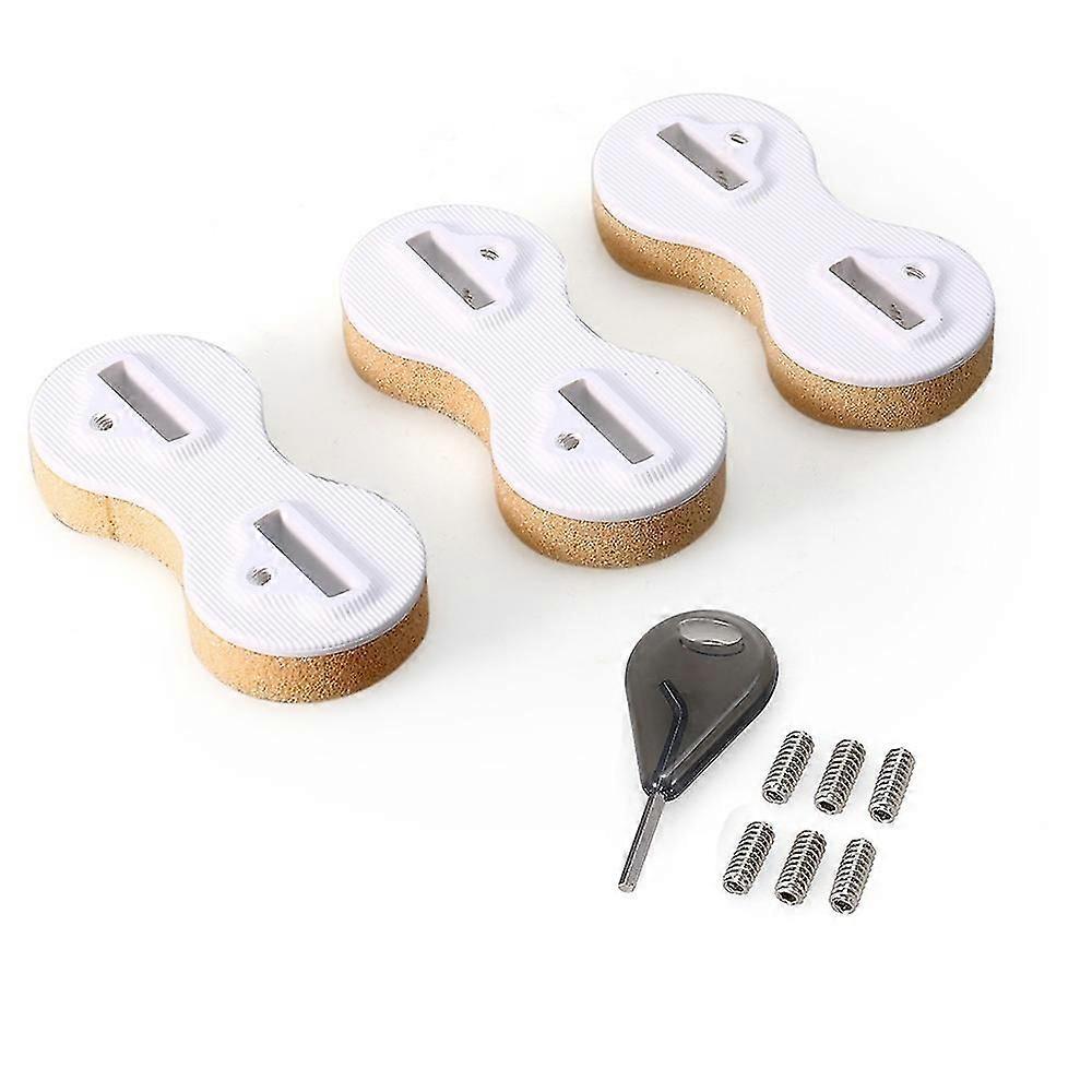 3 PCS Fushion Fin Box Plug Extra Fin Key 9MM Fin Screws Set