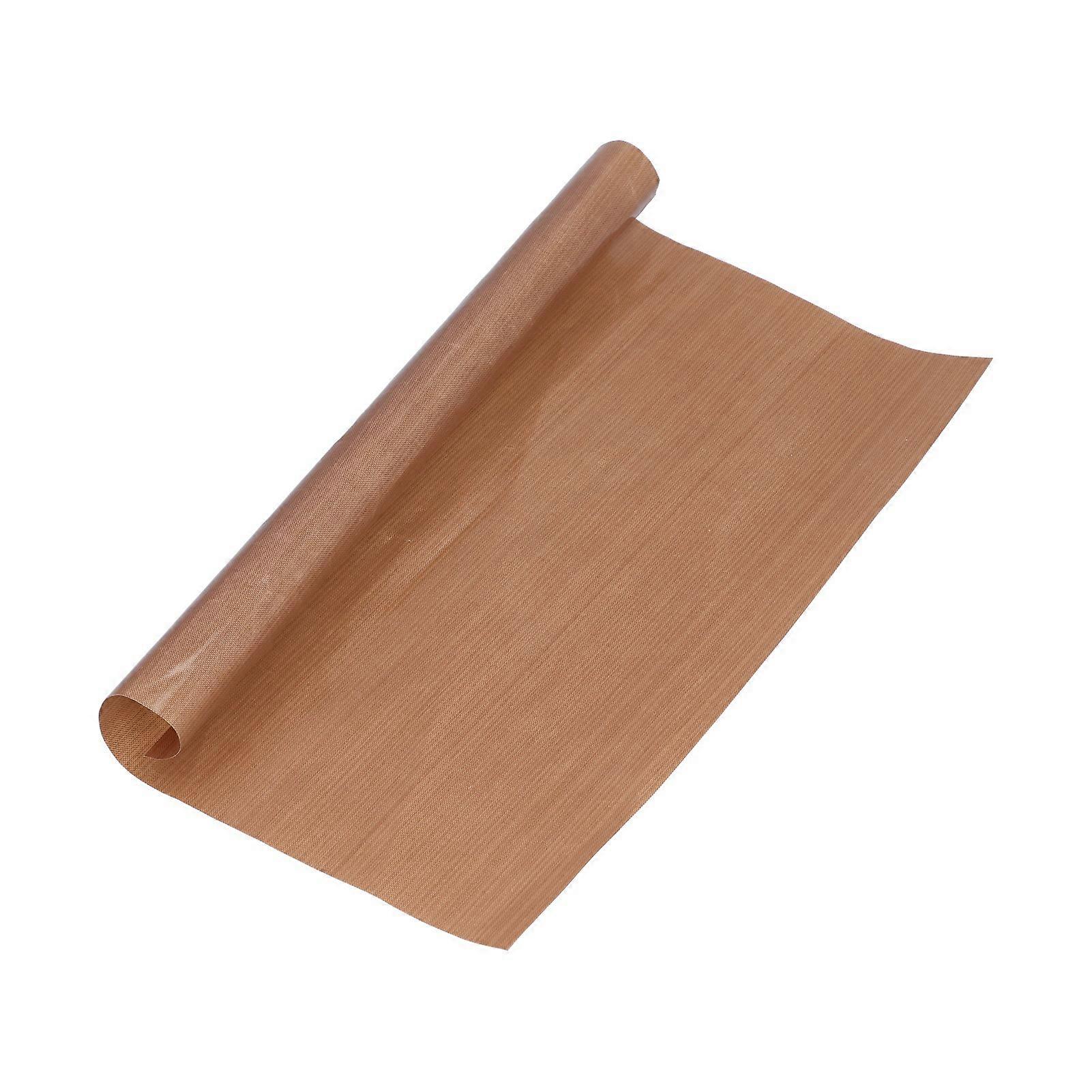 Heat Press Transfer Sheet PTFE Paper 100x800cm Brown Non-Stick Mat