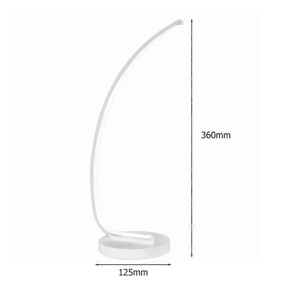 Nordic Spiral Wave Shape Curve Design Table Lamp