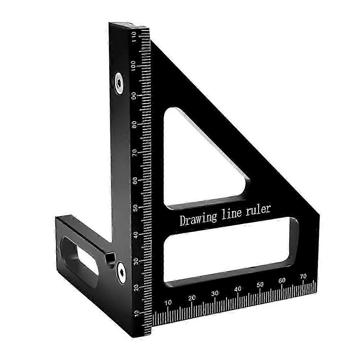 45/90 Degree Aluminum Woodworking Square Protractor