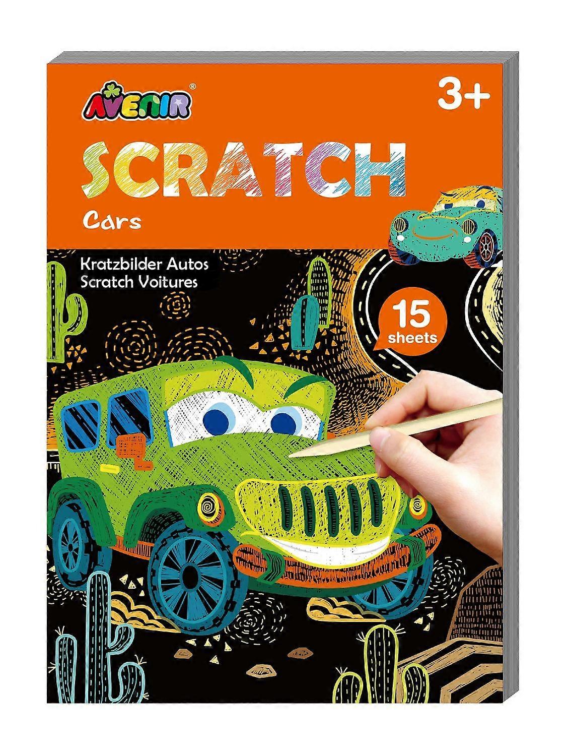 Avenir Mini Scratch Book Cars