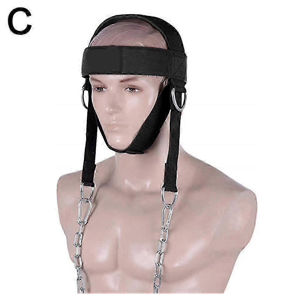 Head Harness Neck Trainer Exercise Builder Muscles Weight Lifting Adjustable