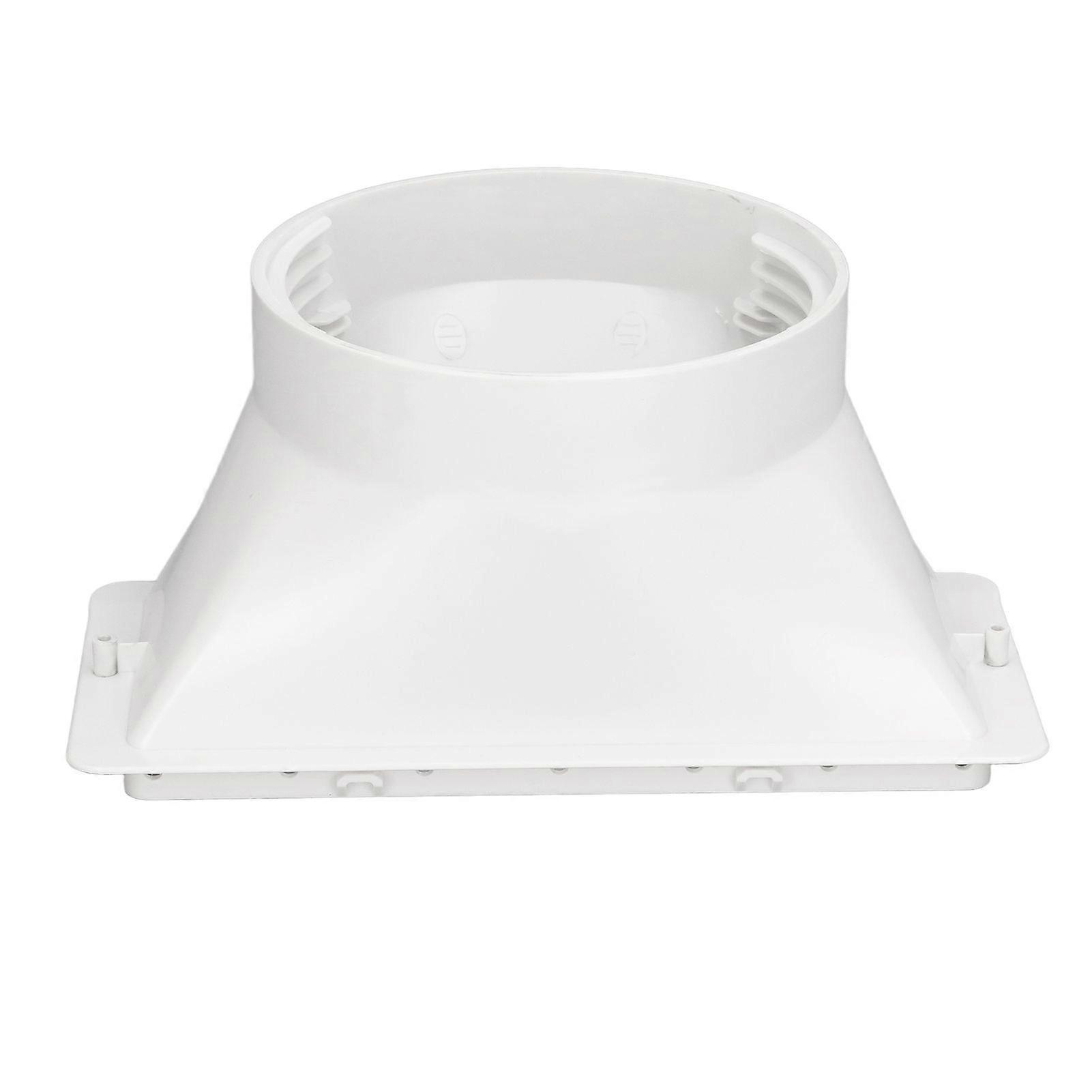 Portable AC Hose Coupler Universal Clockwise Counterclockwise Thread 5in Diameter Rectangular Interface 130mm Hose Adapter