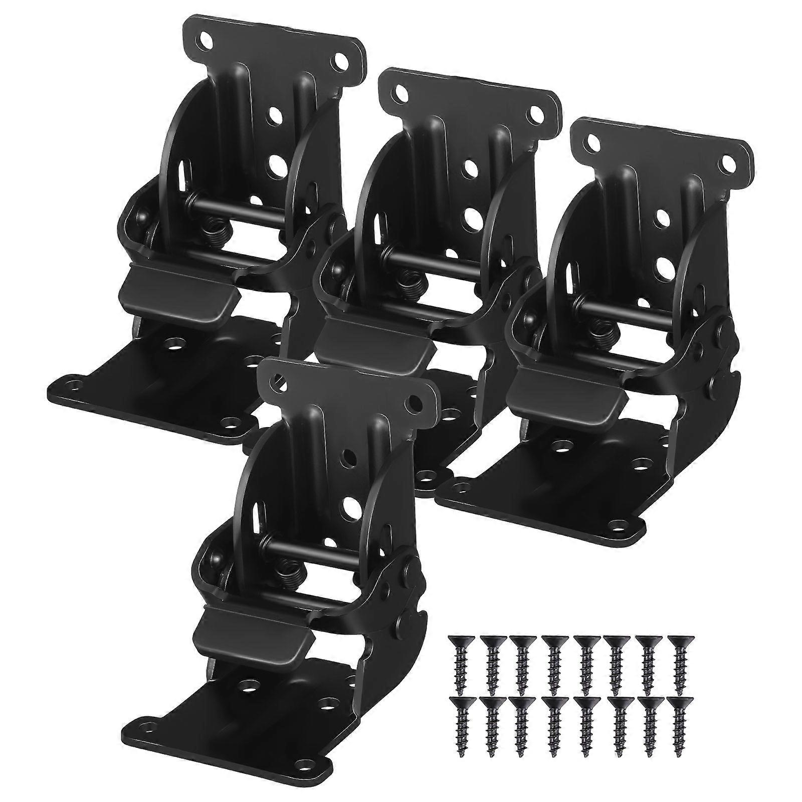 Furniture Hardware Insert Connectors Self Lock Folding Brackets 4Pcs