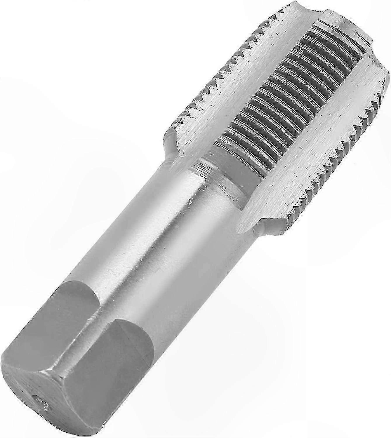 Silver HSS Thread Repair Tap Tool, 3/4 Inch NPT Pipe Tapping Handle