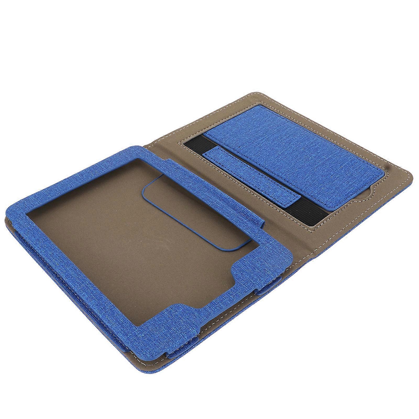 Auto Sleep Wake Cover Protective Case for Paperwhite 1/2/3/4 Everyday Use Blue Faux with Magnetic Closure 1 Set