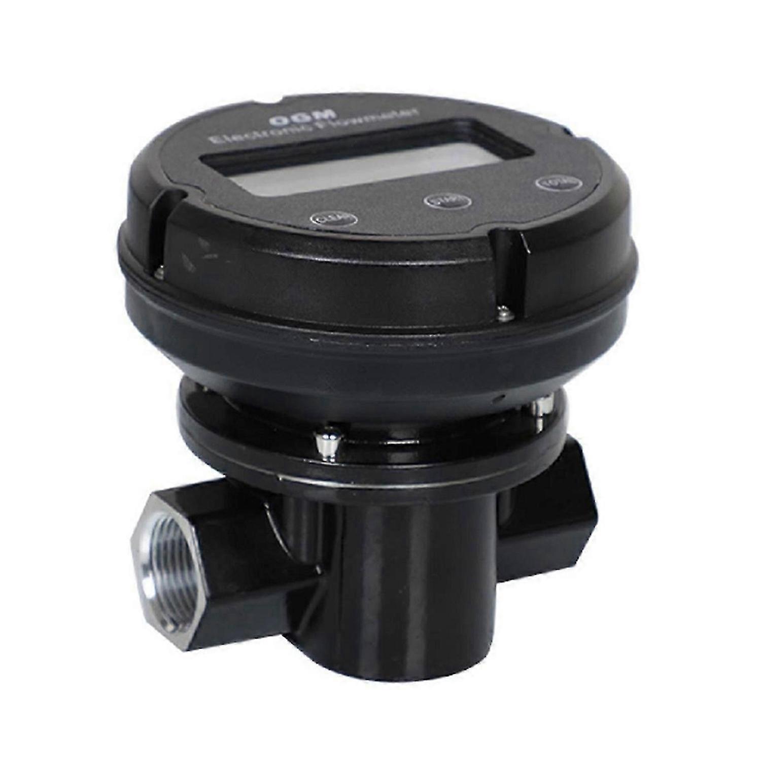 Digital Oval Gear Flow Meter 1 Inch High Precision Fuel Gasoline Plastic Meter with Totalizer