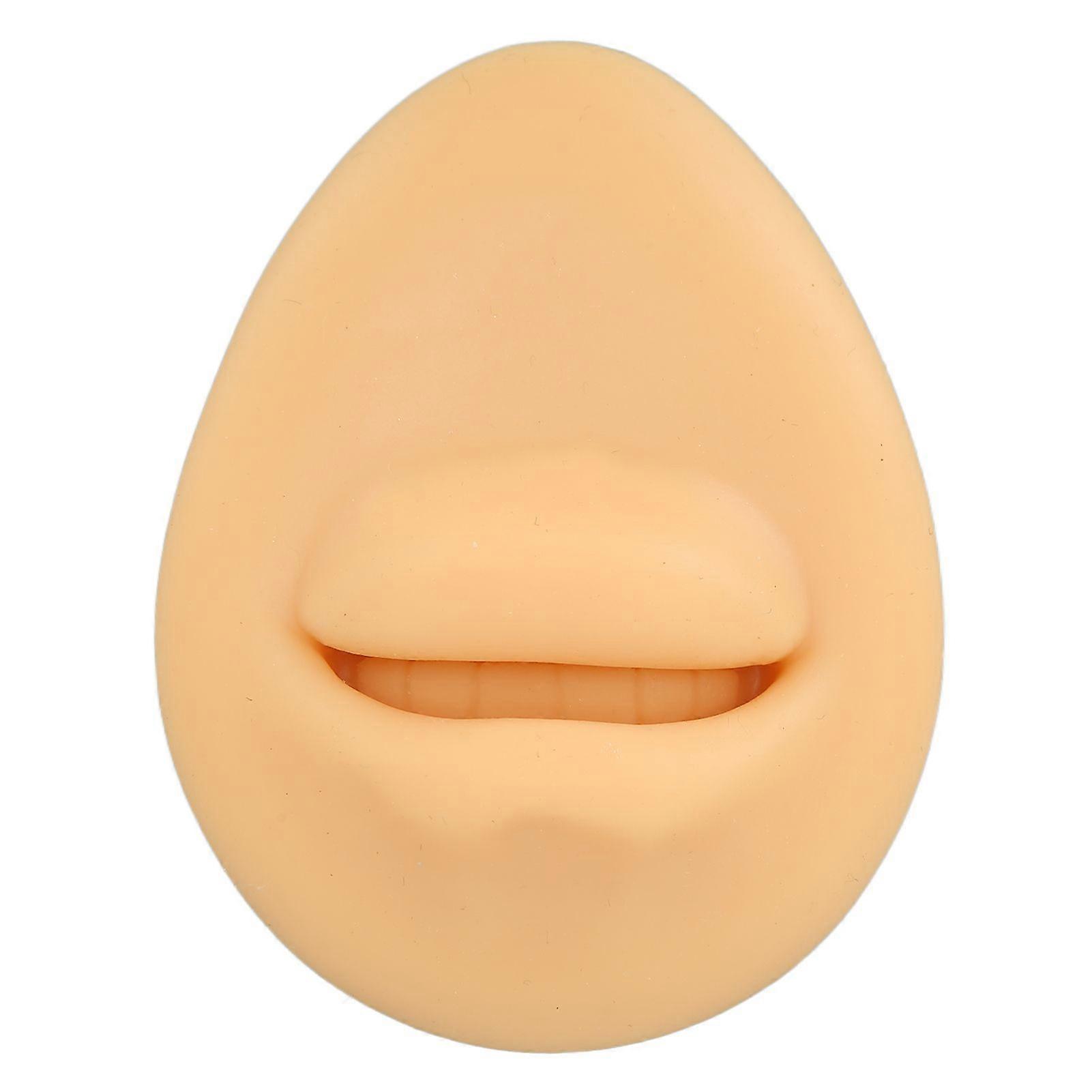 Soft Silicone Mouth Model Flexible Simulation Human Mouth for Body Part Display Teaching Tool
