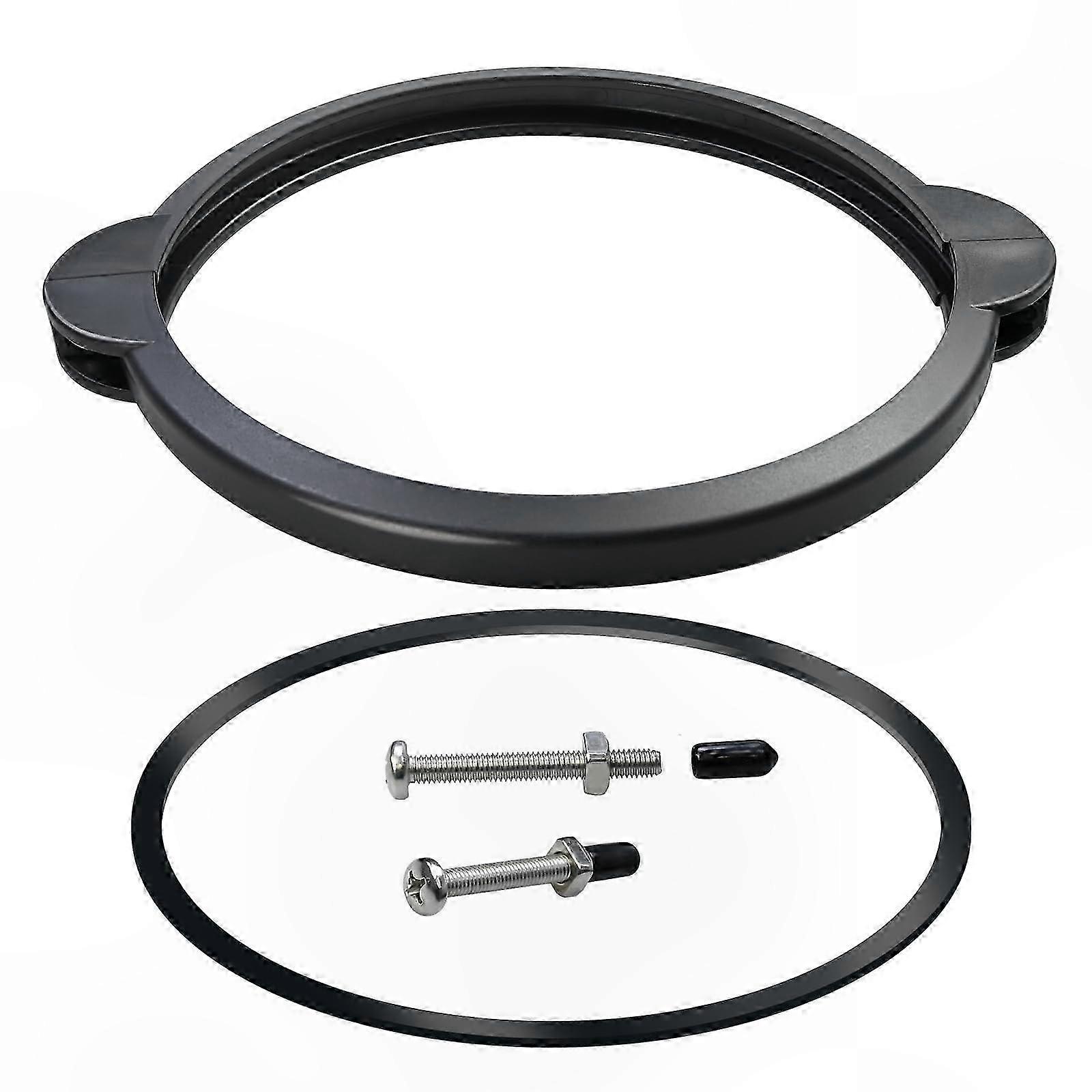 10-Inch Pool Filter Pump Clamp Ring with O-Ring for Secure Connection Replacement Component