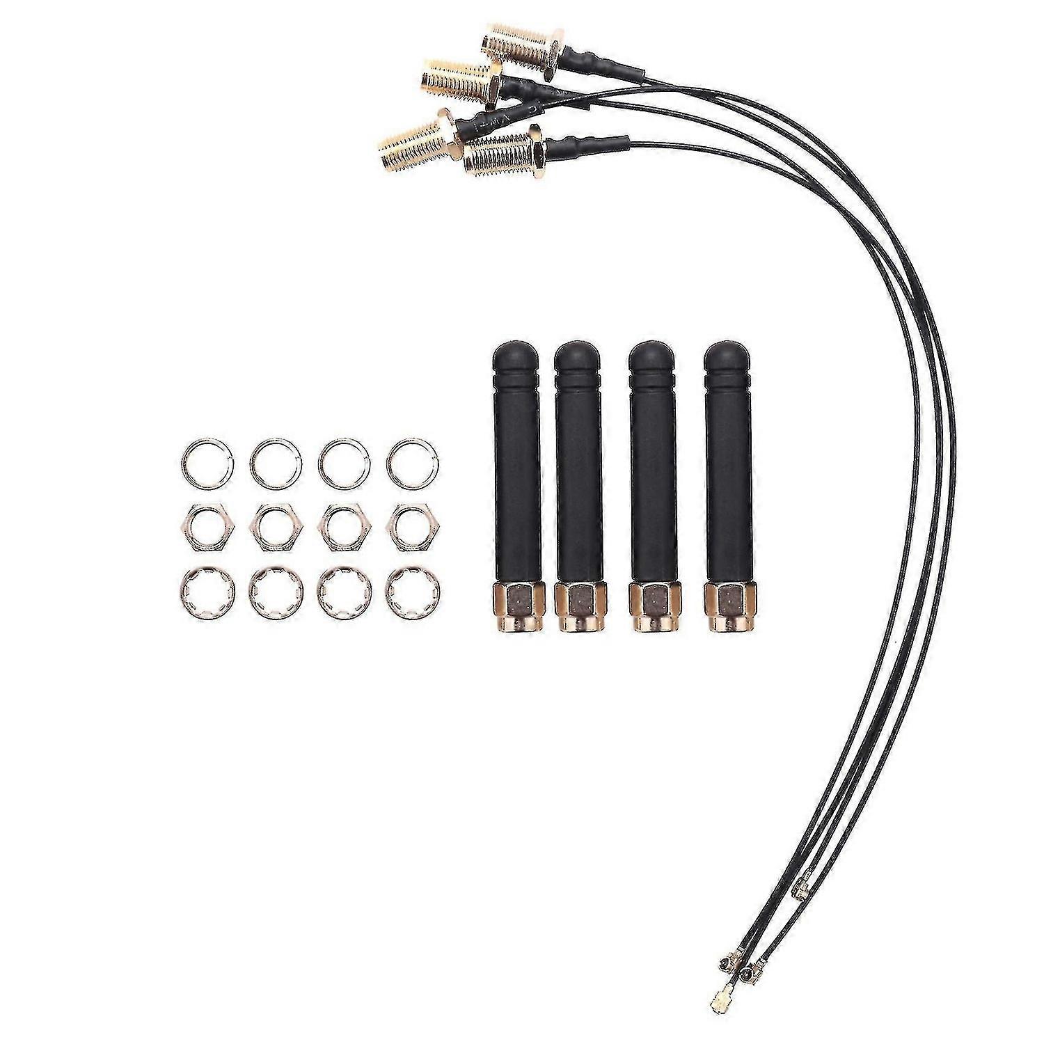 4pcs For Lora antenne 868-915MHz, u.fl Ipex til Sma Connector Pigtail Antenne 3dbi For Wifi Esp32 Lor