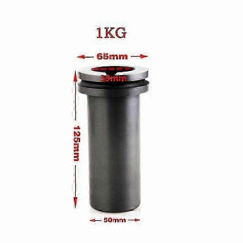 Hochreiner Graphittiegel 1-5kg Einzel- oder Doppelring Schnellschmelzendes Metall Gold Silber Guss M