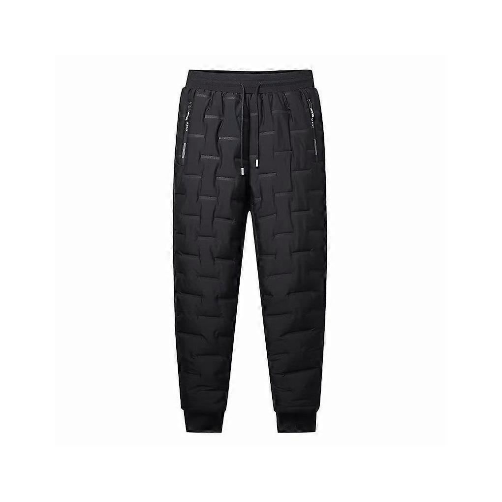 Cold Winter Thermal Trousers with Pockets Polyester Warm Pants Soft Accessory