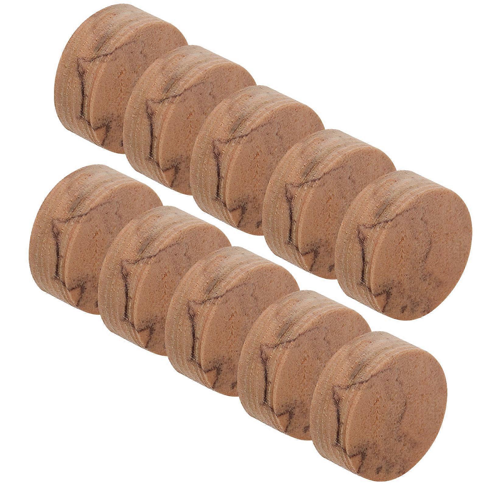 Khaki Saxophone Key Cork Pads for Noise Reduction with 40Pcs Replacement