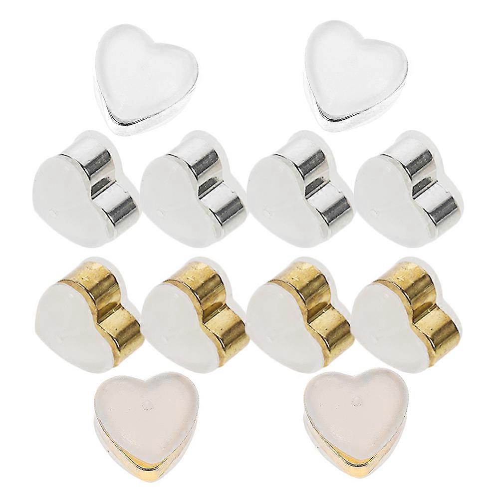 Silicone Earring Backs Replacement for DIY Earrings 24Pcs Assorted Color