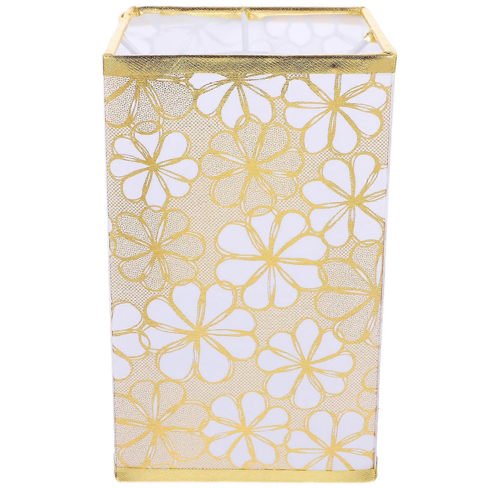 Rustic Table And Floor Light Cover 3Pcs Linen Square Lampshade Perfect For Decorative Lighting In Home Spaces
