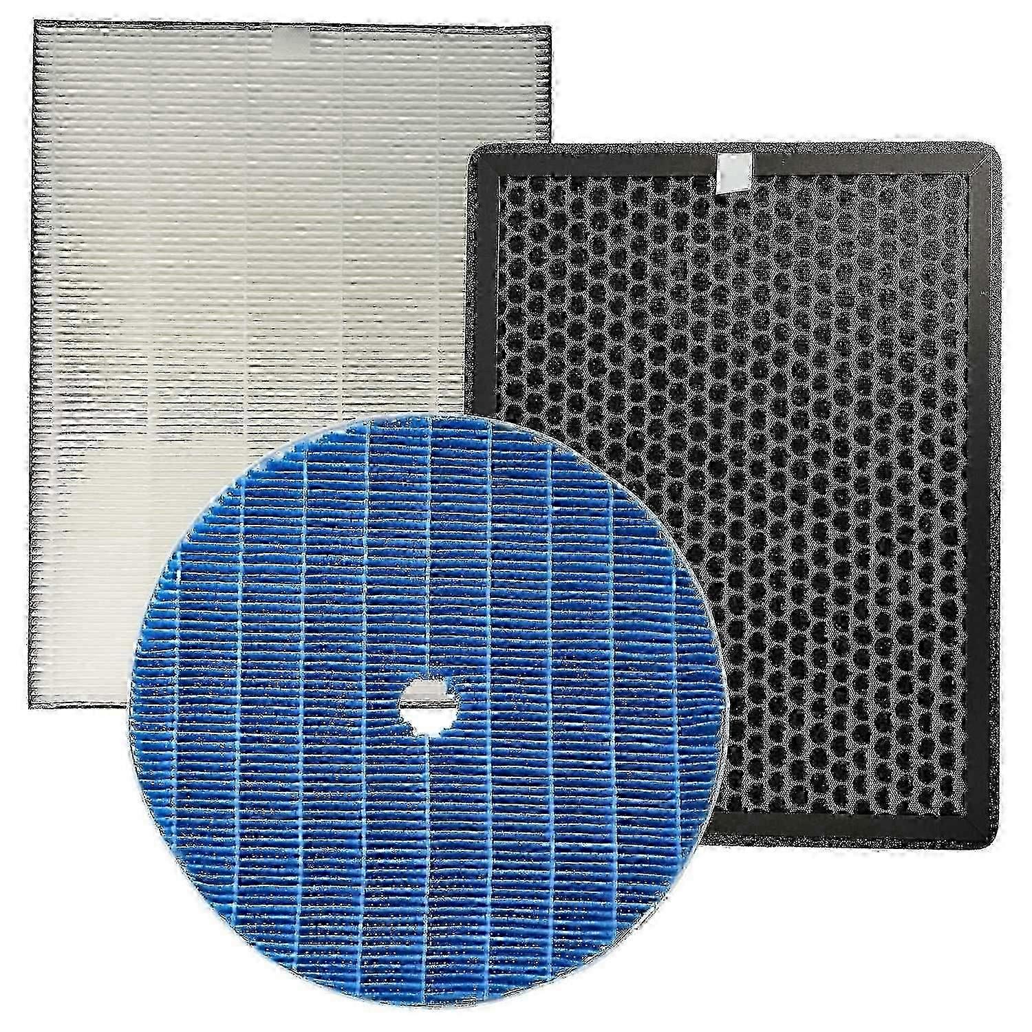 Philips Ac3829/10 Air Purifier Compatible 3-piece Filter Set With Hepa And Activated Carbon Filters