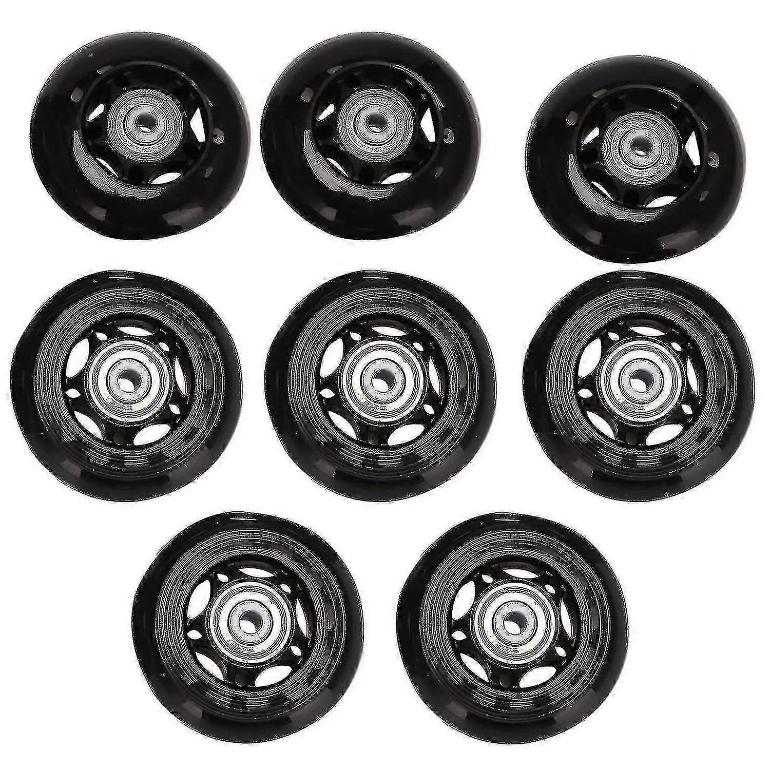roller skate wheels 64mm replacement pack indoor outdoor