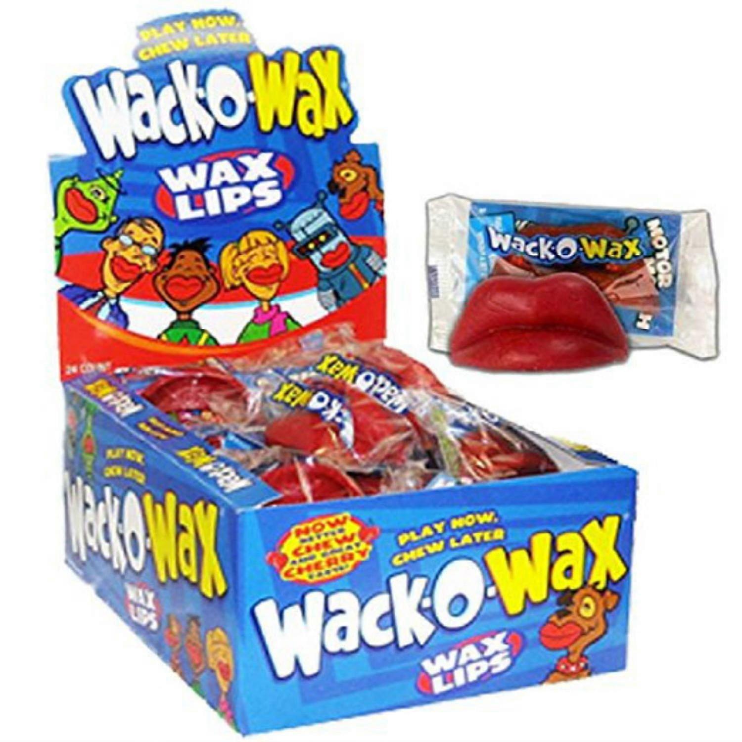 Wax Candy, Cherry flavor 24 pk.(12oz)