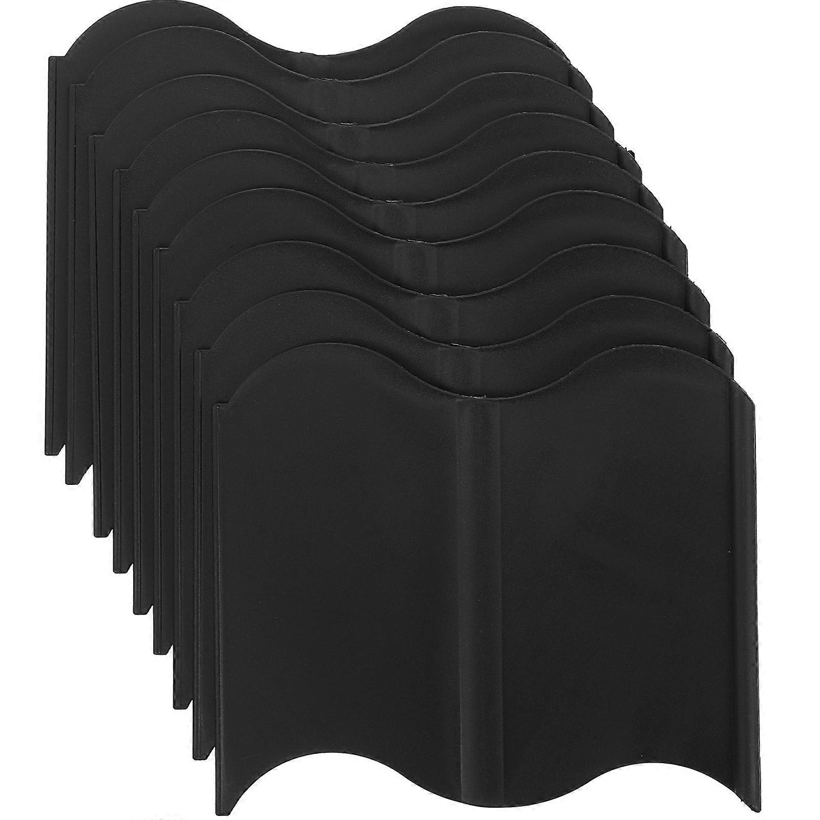 Interlocking Landscaping Fence 2 Sets Of Patio Fencing Border For Garden Fencing Black Pathway Division 40Pcs