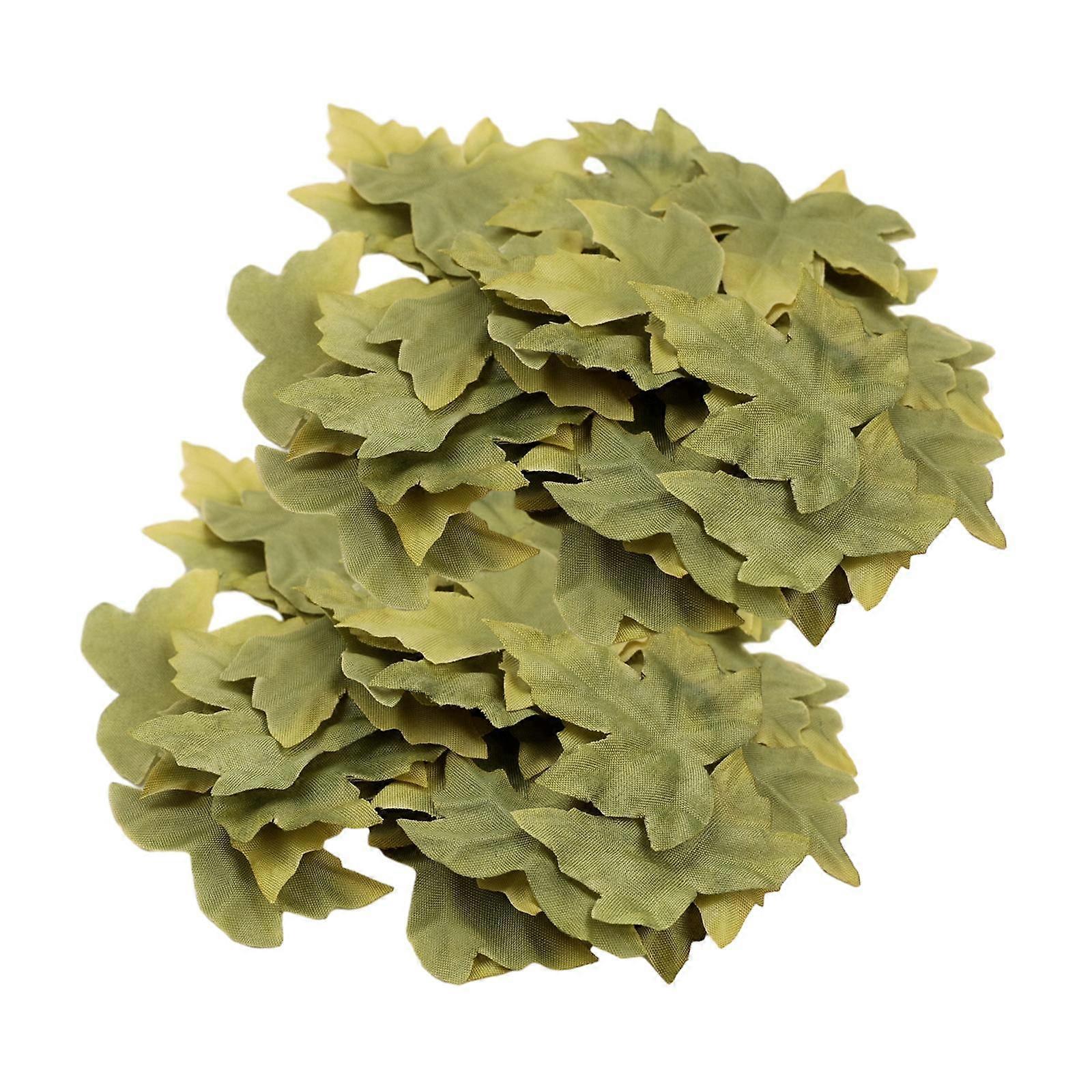 200Pcs Artificial Maple Leaves Scatter Maple Leaves for Wedding Dinner Table